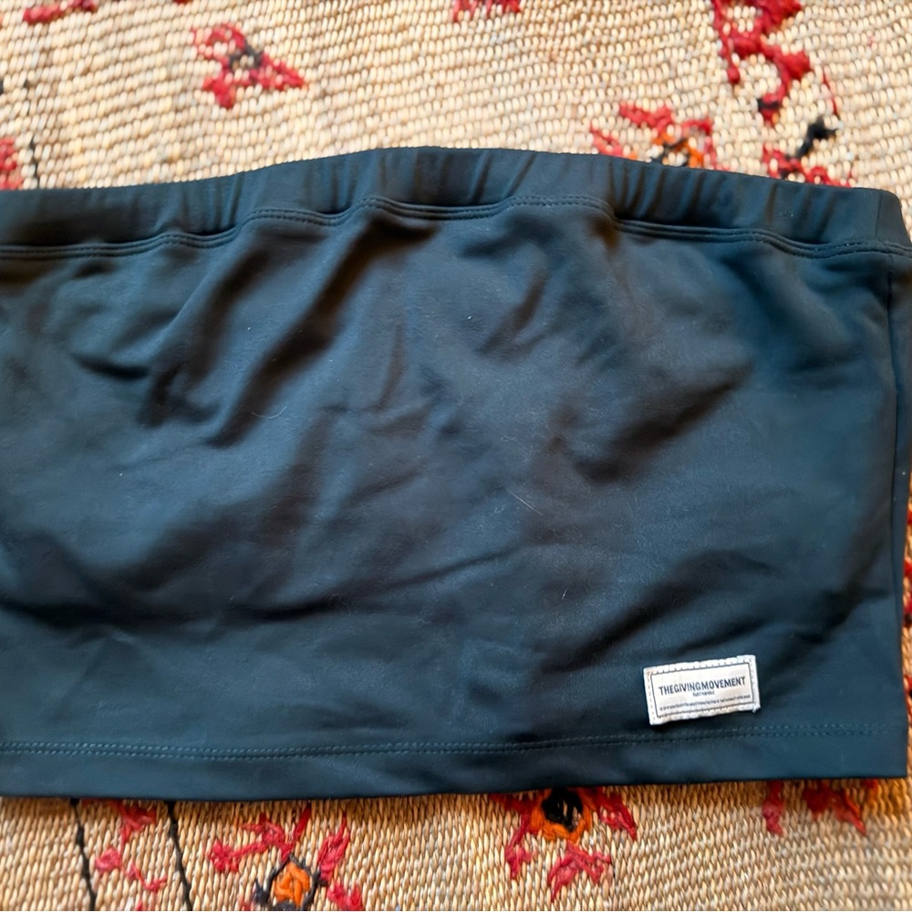 Forest green tube top The Giving Movement